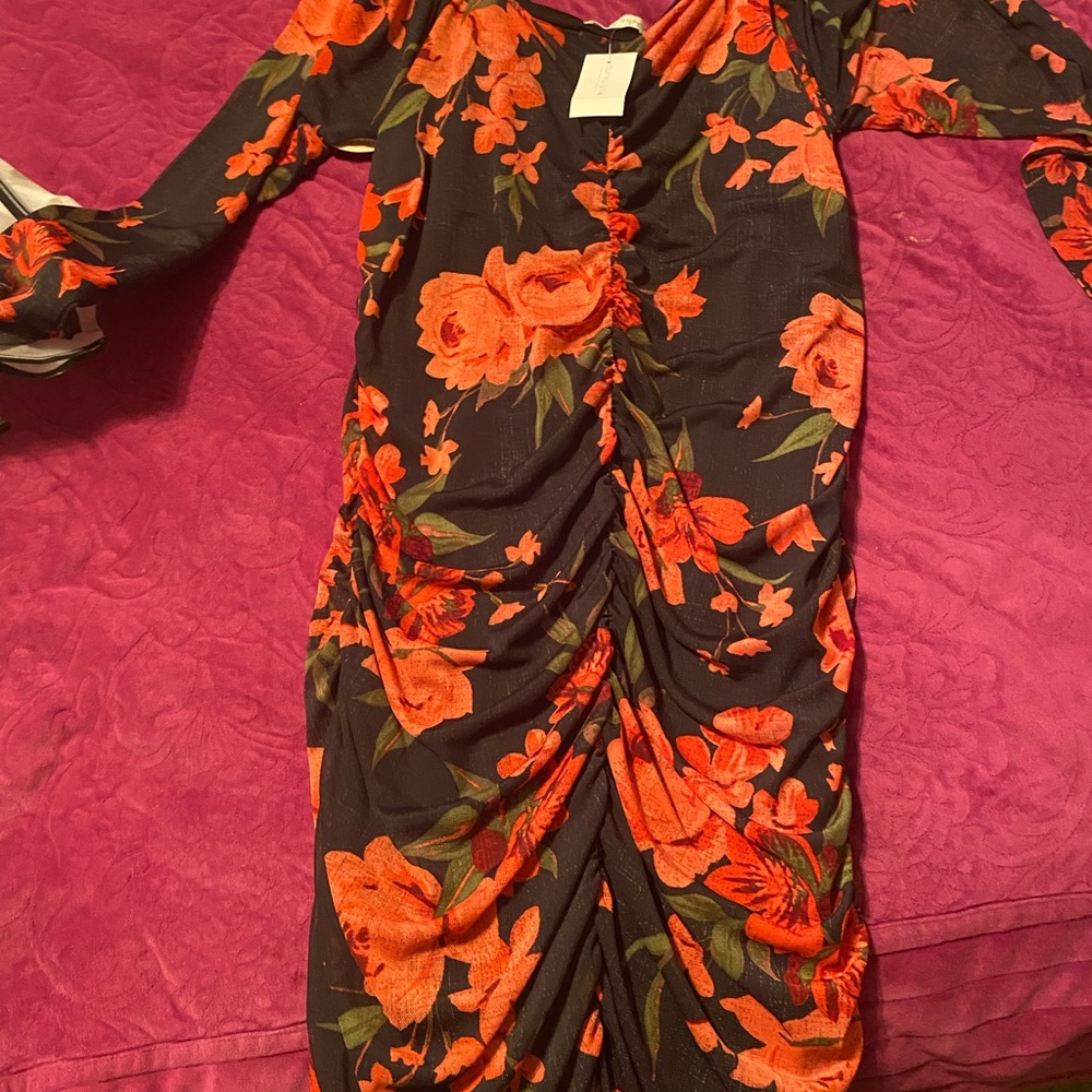 Multi colored fitted dress